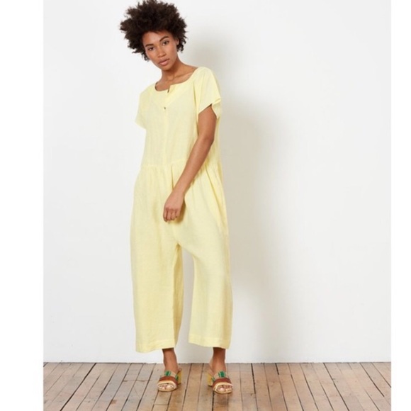 🇱🇷 Ilana Kohn Bette Jumpsuit - yellow, size small - Picture 3 of 11